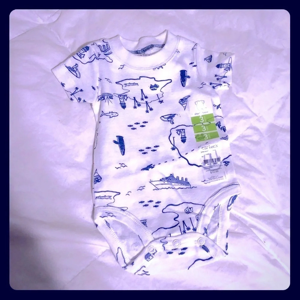 ***NWT**** Carter’s Baby Boy Onesie